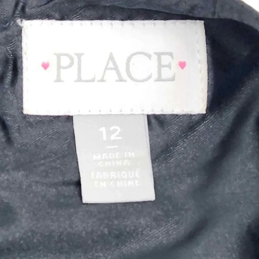 The Childrens Place Sleeveless Metallic Colorblock Jacquard Dress Black Girls 12